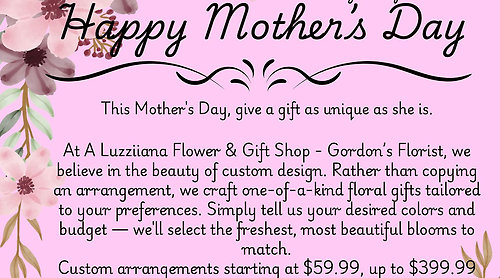A Custom Design for Mom